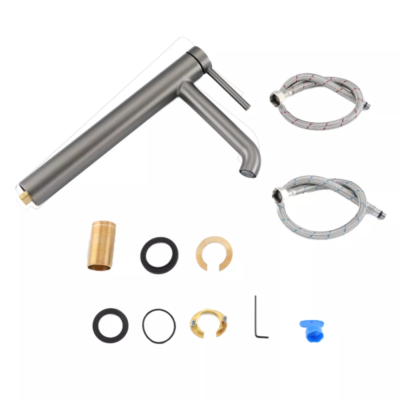 GAPPO Високий змішувач для умивальника G1006-29, збройова сталь