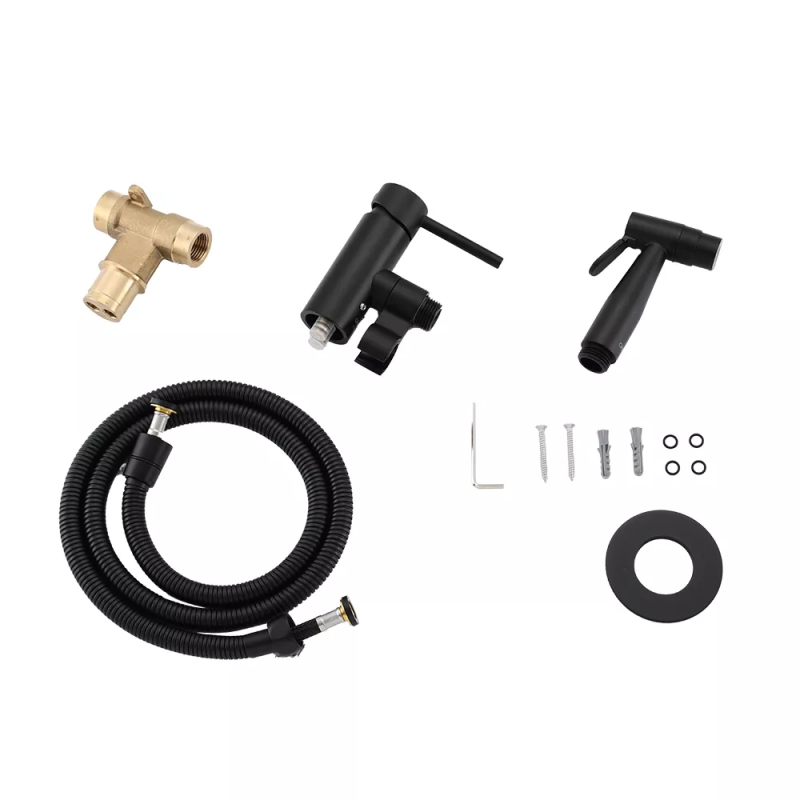 GAPPO Гігієнічний душ з вбудованим монтажем G7206-6, латунь, чорний