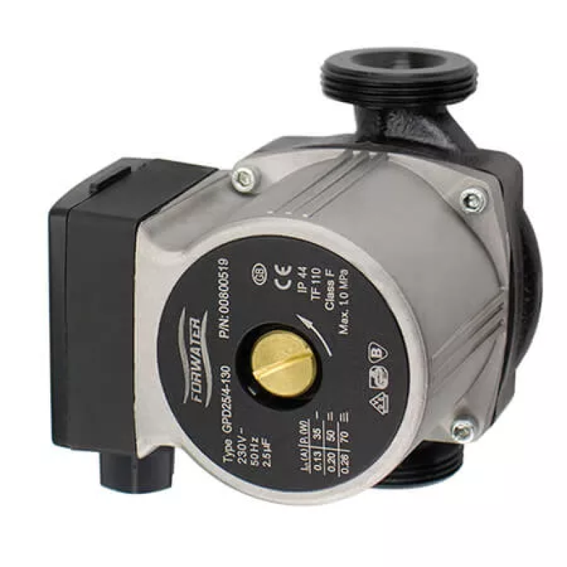 FORWATER GPD 25/4 - 130 насос циркуляц.(МЕДЬ) (с гайками) {8/1} (GPD 25/4 - 130)