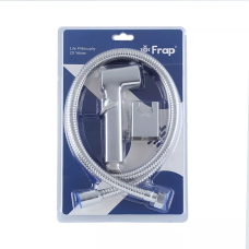 Frap Гігієнічний набір F022 (лійка, шланг, кронштейн), хром