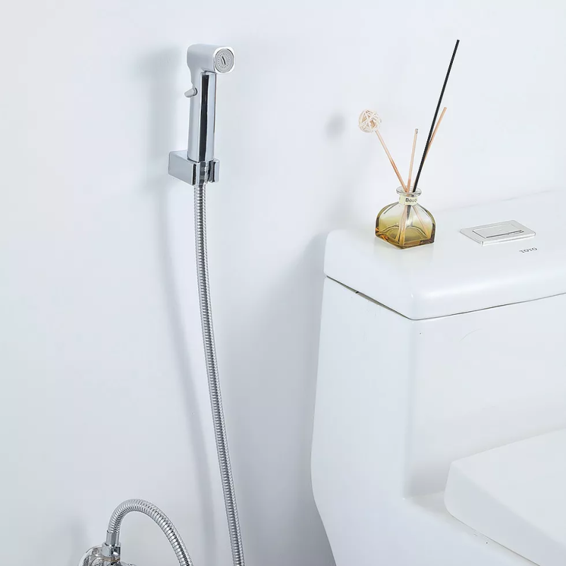 Frap Гігієнічний набір F022 (лійка, шланг, кронштейн), хром