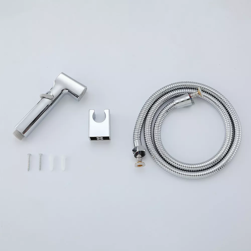 Frap Гігієнічний набір F022 (лійка, шланг, кронштейн), хром