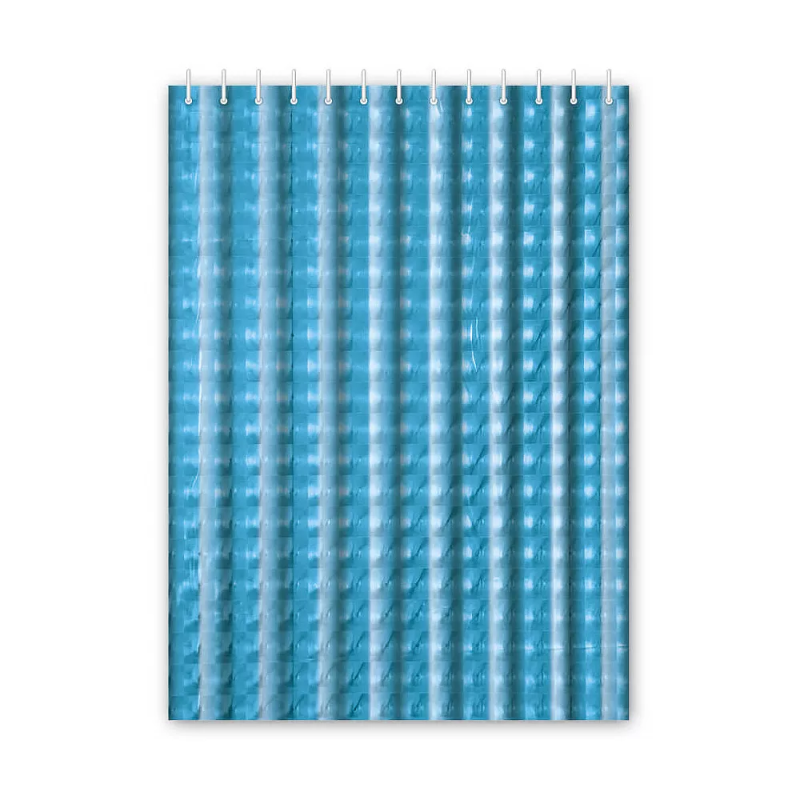 Frap Шторка - фіранка для ванної F8752, поліестер, 180х200 см, блакитний