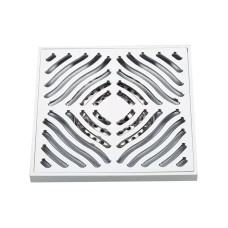 GAPPO Вертикальний трап G81550, латунь, 150х150 мм, хром