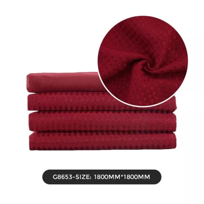 GAPPO Шторка - фіранка для ванної G8653, терілен-поліестер, 18х200 см, червоний