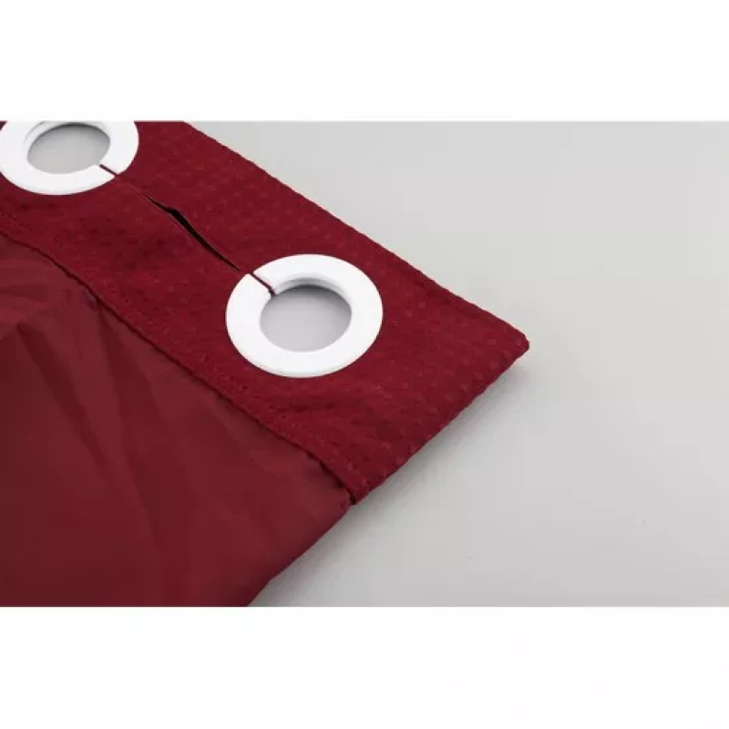 GAPPO Шторка - фіранка для ванної G8653, терілен-поліестер, 18х200 см, червоний