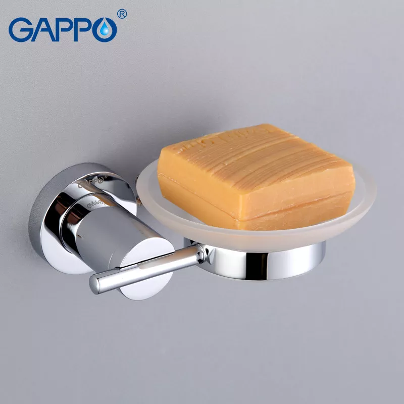 GAPPO Мильниця настінна G1802, латунь, хром