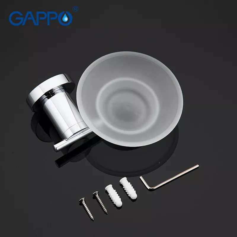 GAPPO Мильниця настінна G1802, латунь, хром