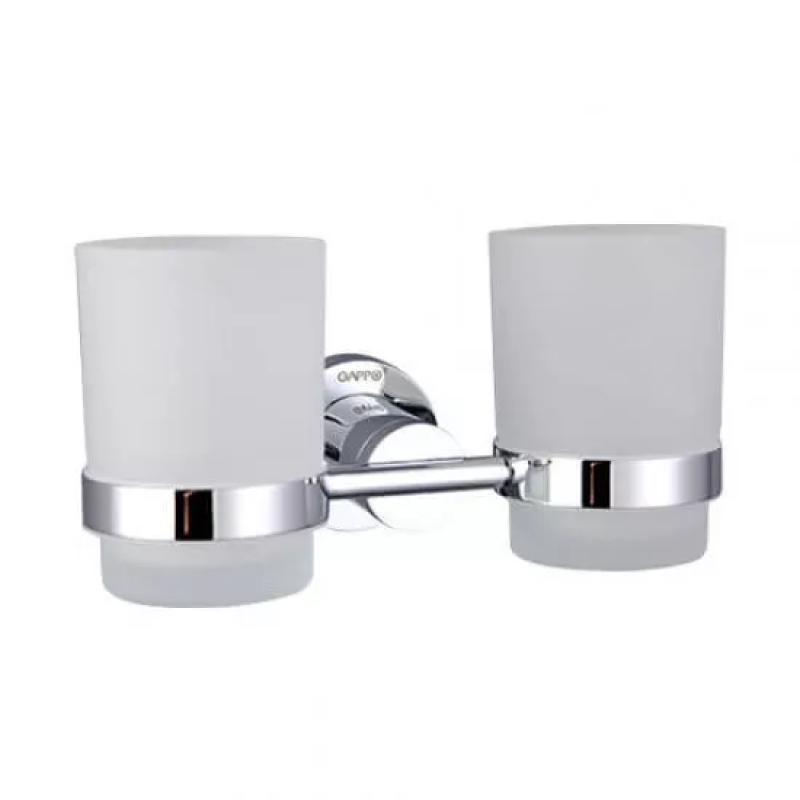 GAPPO Подвійна склянка для щіток G1808, латунь, хром