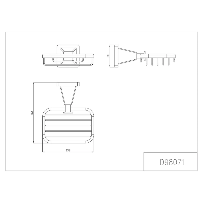 GAPPO Мильниця G1902-1, латунь, хром