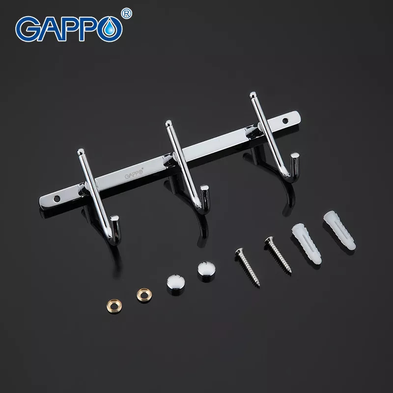 GAPPO Вішалка G201-3 на 3 гачки 200 мм, хром