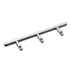 GAPPO Вішалка G202-3 з трьома гачками для рушників, 200 мм, хром