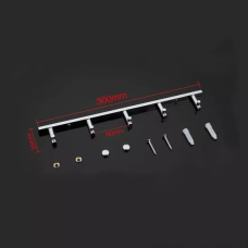 GAPPO Вішалка G202-5 на 5 гачків 300 мм, хром