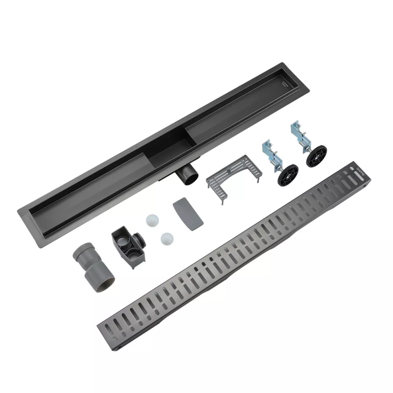 GAPPO Душовий трап G86007-39, 70х600мм, нержавіюча сталь, Gungrey