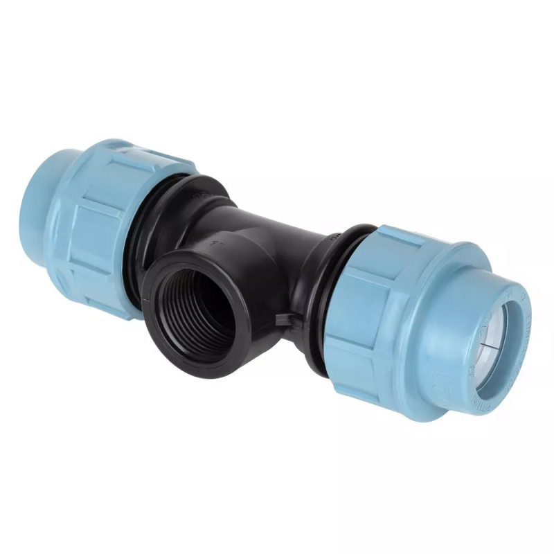 ITAL Трійник ПЕ з внутрішньою різьбою 32 мм х 1"