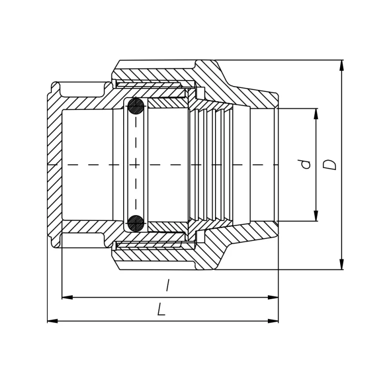 ITAL Заглушка для труб ПЕ 25 мм