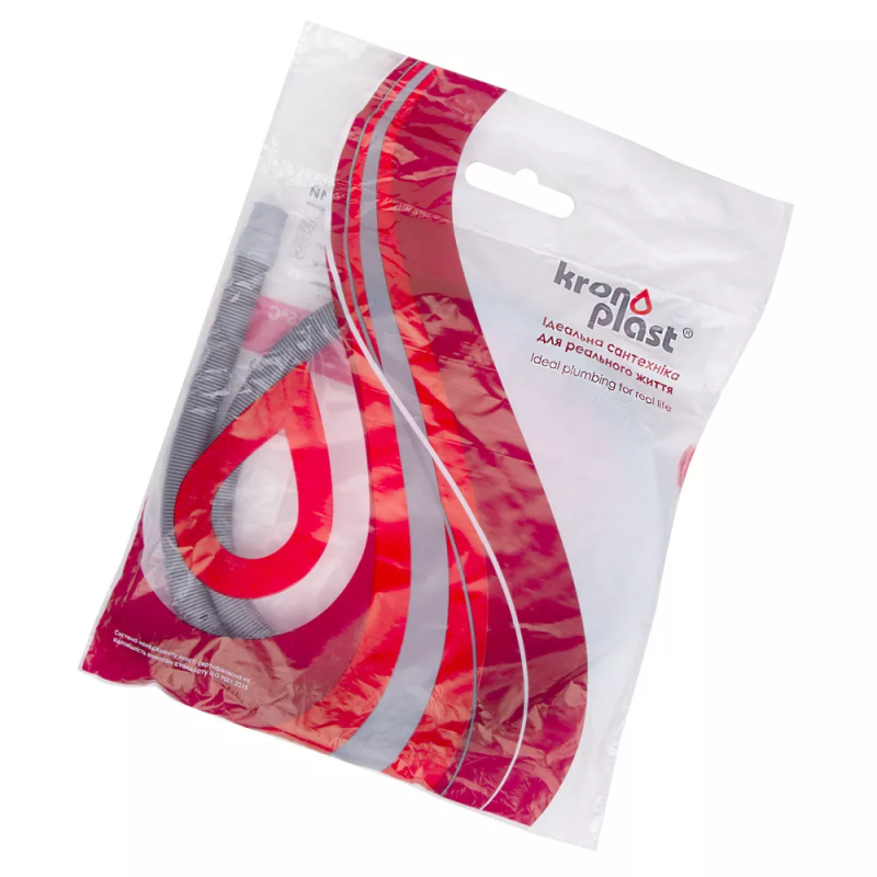 KRONO Шланг зливний 250см для пральних і посудомийних машин