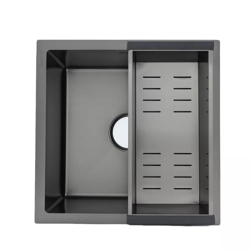 GAPPO Кухонна мийка GS4444-6 інтегрована 440x440 мм, нержавіюча сталь, поверхня PVD