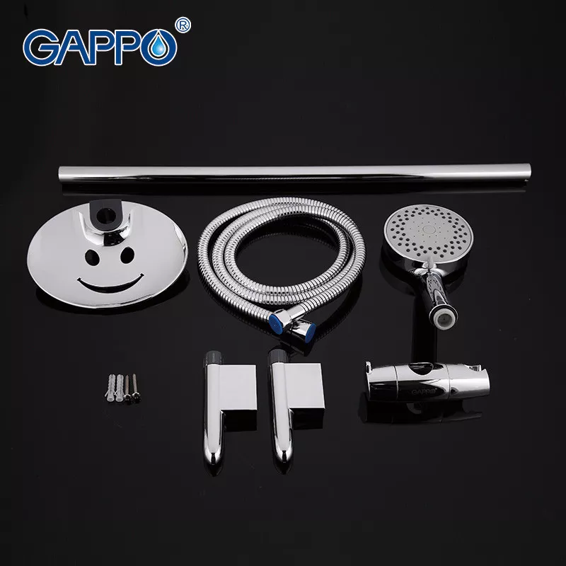 GAPPO Душовий гарнітур G8008, хром