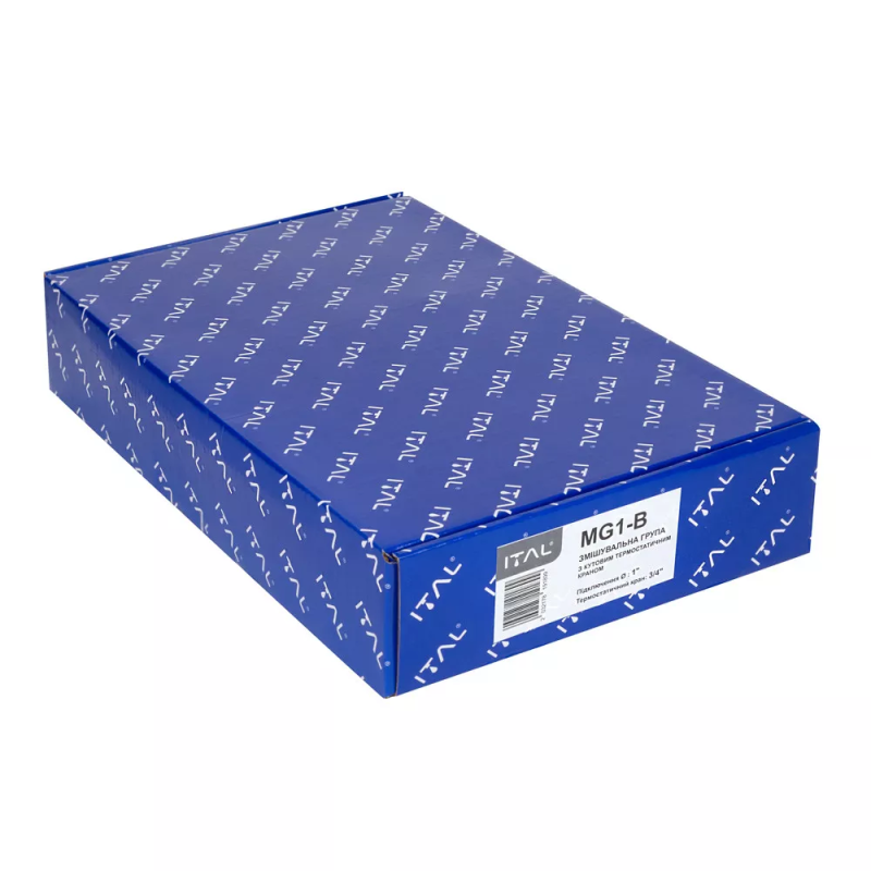 Насосно-змішувальний вузол для теплої підлоги ITAL MG1-B 1"x3/4" терм. клапан кутовий, без насосу