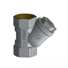 ITAL Фільтр механічного очищення косий 3/4", нікель