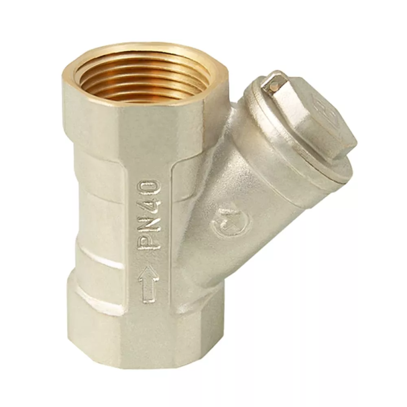 ITAL Фільтр механічного очищення косий 3/4", нікель