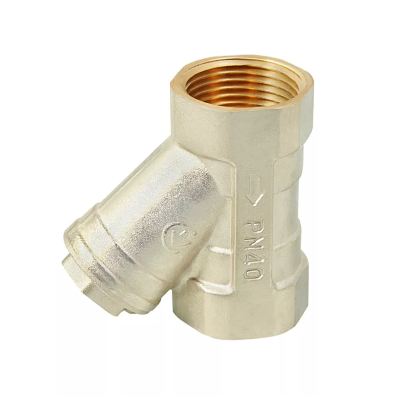 ITAL Фільтр механічного очищення косий 1", нікель