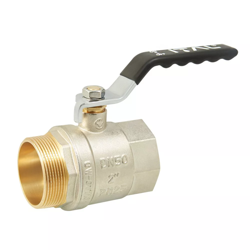 ITAL Кран кульовий PN25 2" вн.-зов., ручка, нікель