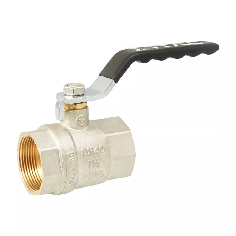 ITAL Кран кульовий PN25 1 1/2" вн.-вн., ручка, нікель