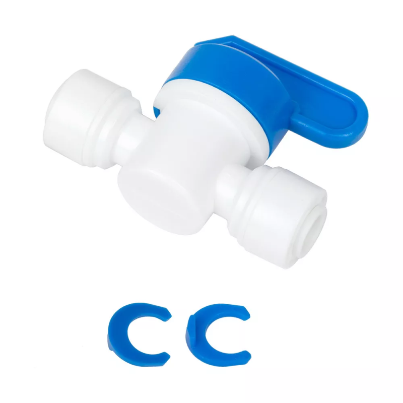 ITAL Кран-перемикач прохідний 1/4"Q x 1/4"Q (ST002A)