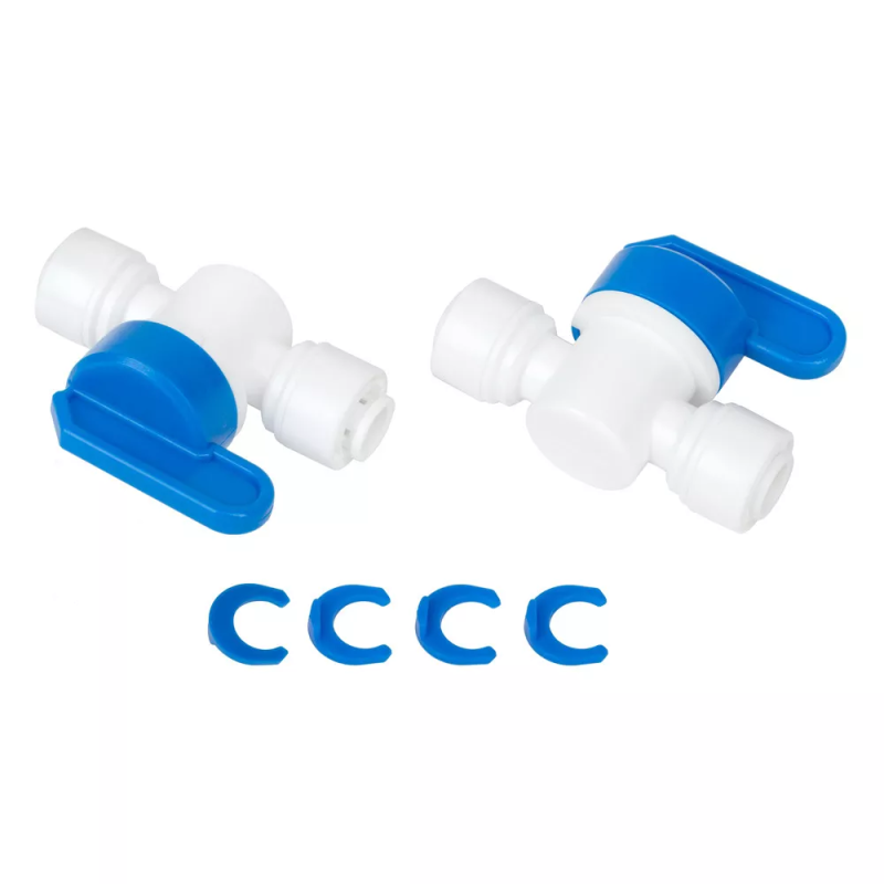 ITAL Кран-перемикач прохідний 1/4"Q x 1/4"Q (ST002A)