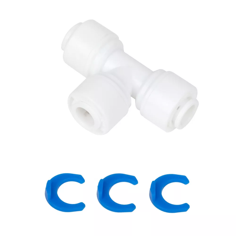 ITAL Фітинг трійник 1/4"Q x 1/4"Q x 1/4"Q (ST003A)