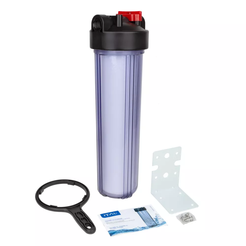 ITAL Колба механічної очистки FH20BB-CL BigBlue 4,5"x20" - 1", прозора