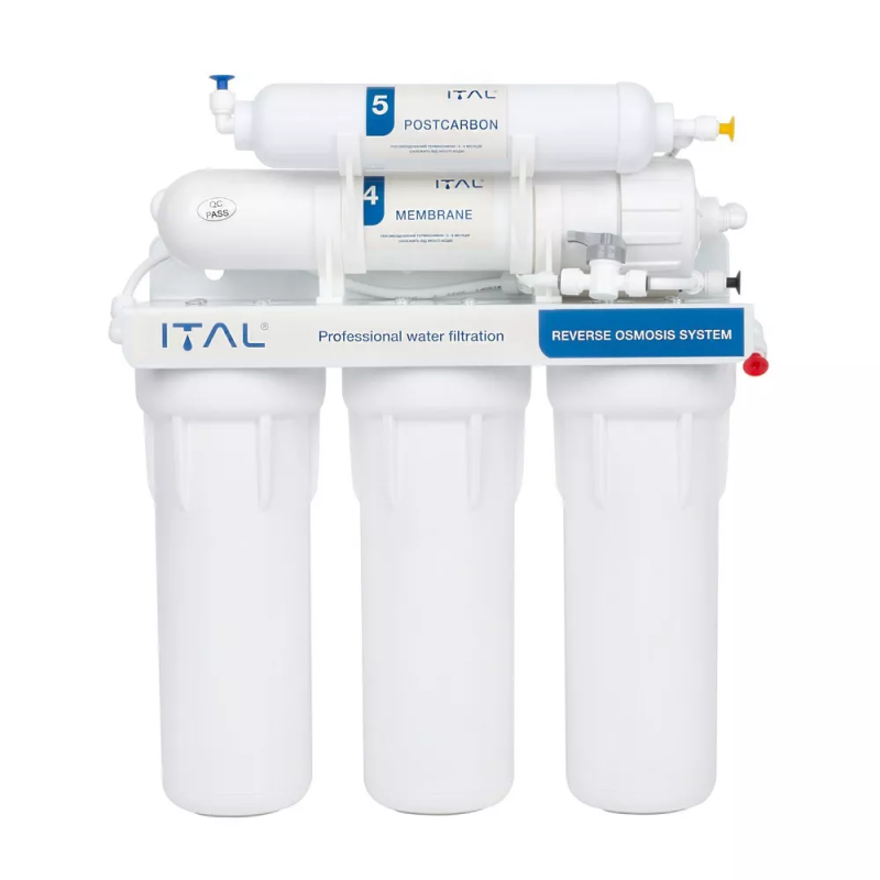 ITAL Фільтр зворотного осмосу RO5-75 п'ятиступенева система очищення (IT-RO5-75)