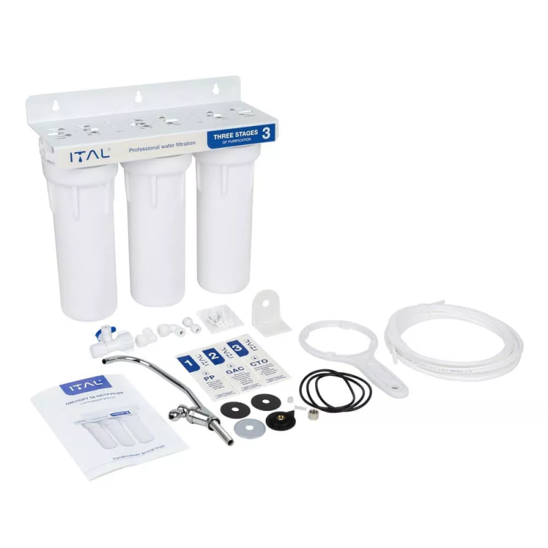 ITAL Потрійний фільтр для води 1/2" (IT-FS3)
