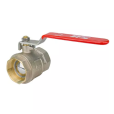 STA Кран кульовий 2 1/2" ВВ (червона ручка) НІК. (Ц4931)