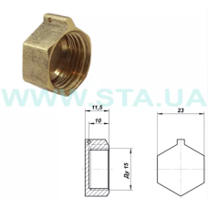 STA Заглушка 1/2" В {1000/20} (Ц2934)