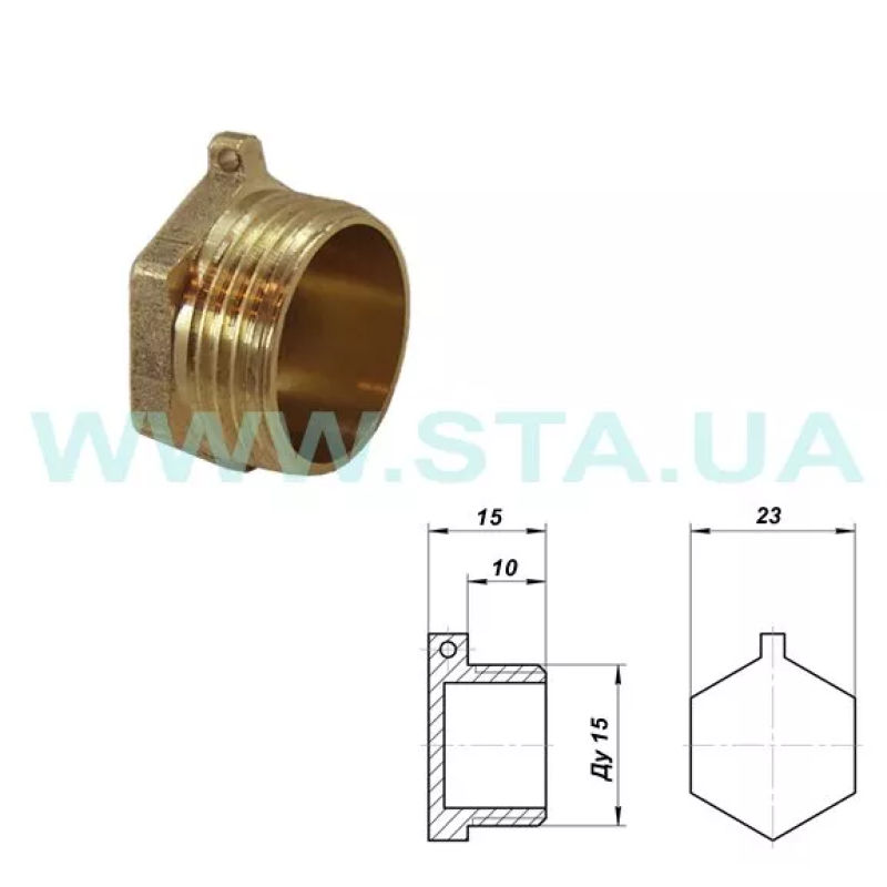 STA Заглушка 1/2" З {1000/20} (Ц2935)