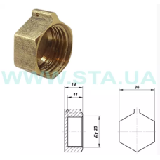 STA Заглушка 1" В {500/20} (Ц3425)