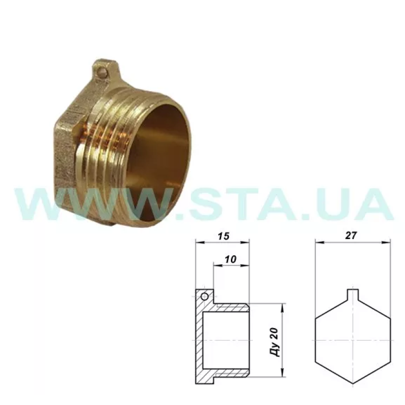 STA Заглушка 3/4" З {1000/20} (Ц3029)