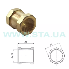 STA Муфта 3/4" {400/20} (Ц3054)