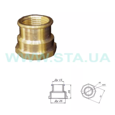 STA Муфта 1/2"Х 1"В {500/20} (Ц3480)