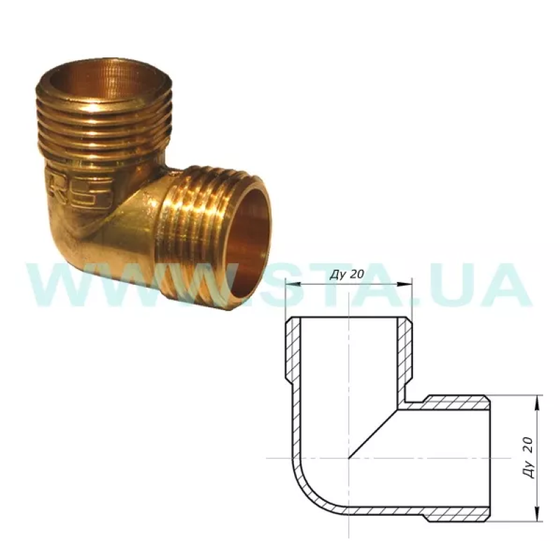 STA Кутник  3/4"ЗЗ {200/20} (Ц4039)