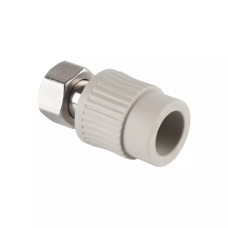 ITAL Муфта PP-r с накидной гайкой 20 мм х 1/2" з металевою вставкою