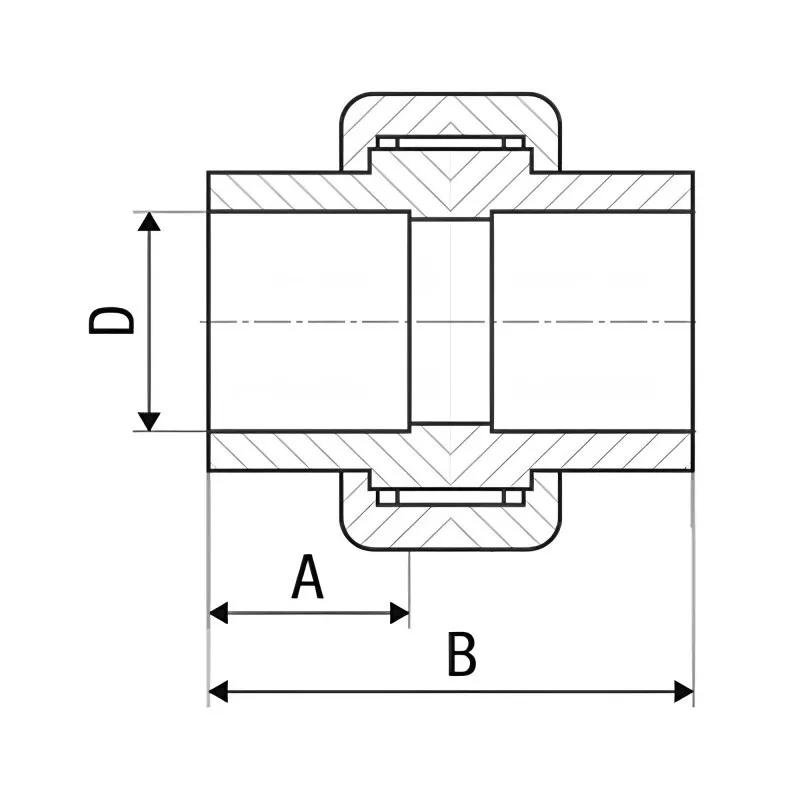 ITAL Роз'ємне з'єднання PP-r 20 x 20 мм