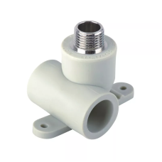 ITAL Трійник із зовнішньою різьбою 20 мм х 1/2" з настінним кріпленням