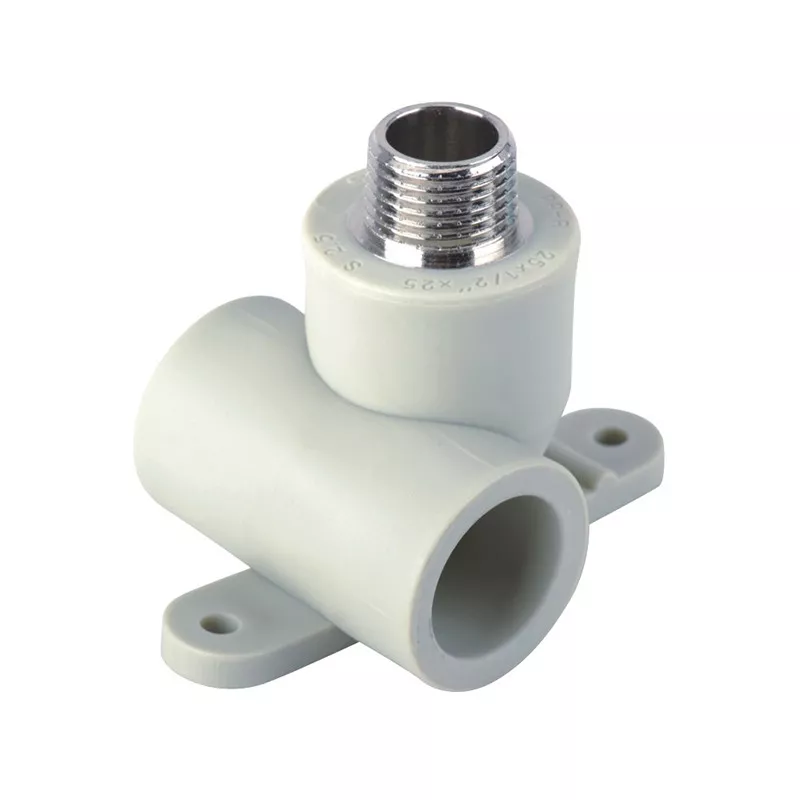 ITAL Трійник із зовнішньою різьбою 20 мм х 1/2" з настінним кріпленням