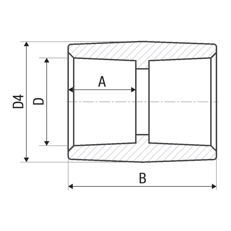 ITAL Муфта PP-r 110 x 110 мм