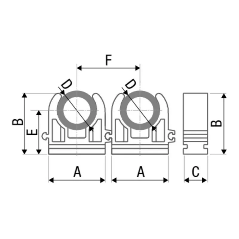 ITAL Кріплення PP-r 32 мм