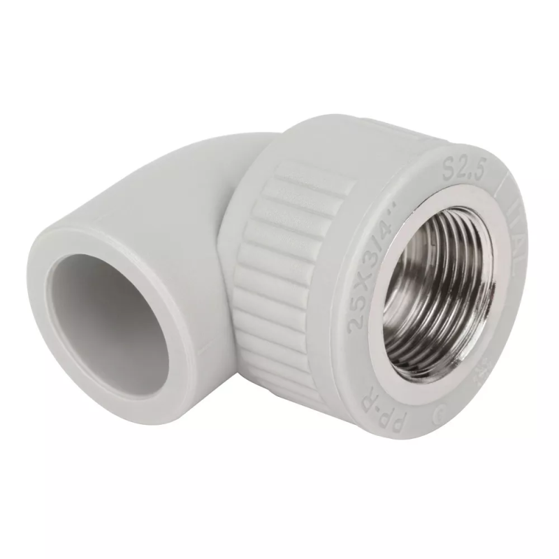 ITAL Кутник 90° PP-r з внутрішньою різьбою 25 мм x 3/4"